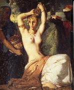 Theodore Chasseriau Esther Preparing to Appear before Ahasuerus USA oil painting artist